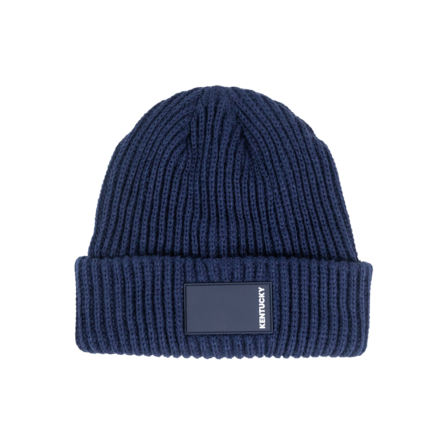 Kentucky Horsewear Beanie mit gummiertem Logo - navy