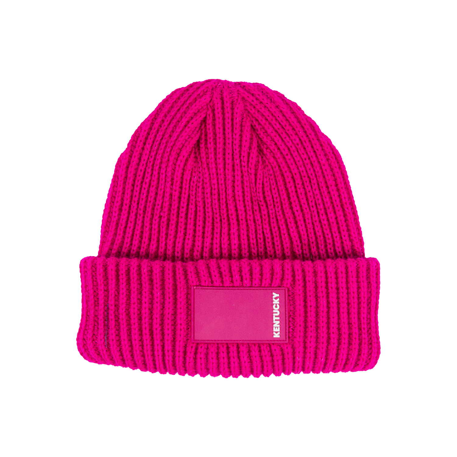 Kentucky Horsewear Beanie mit gummiertem Logo - rosa