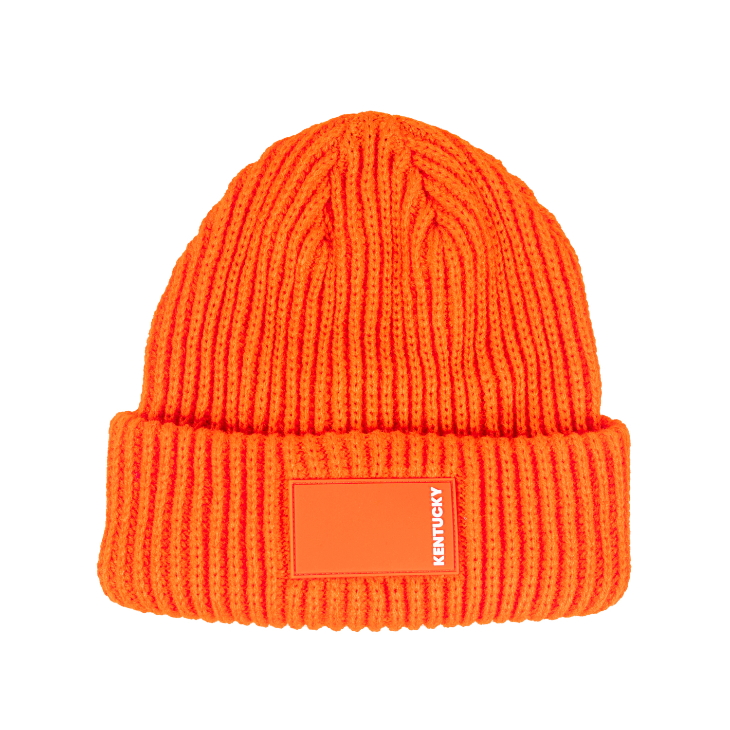 Kentucky Horsewear Beanie mit gummiertem Logo - orange
