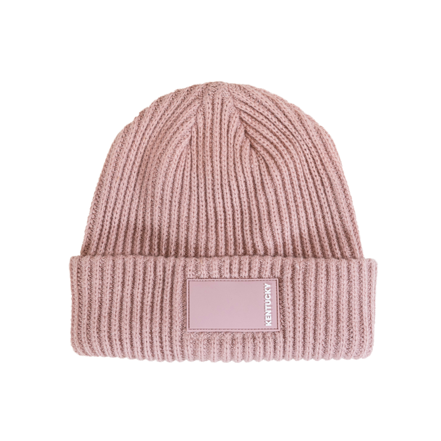 Kentucky Horsewear Beanie mit gummiertem Logo - old rose