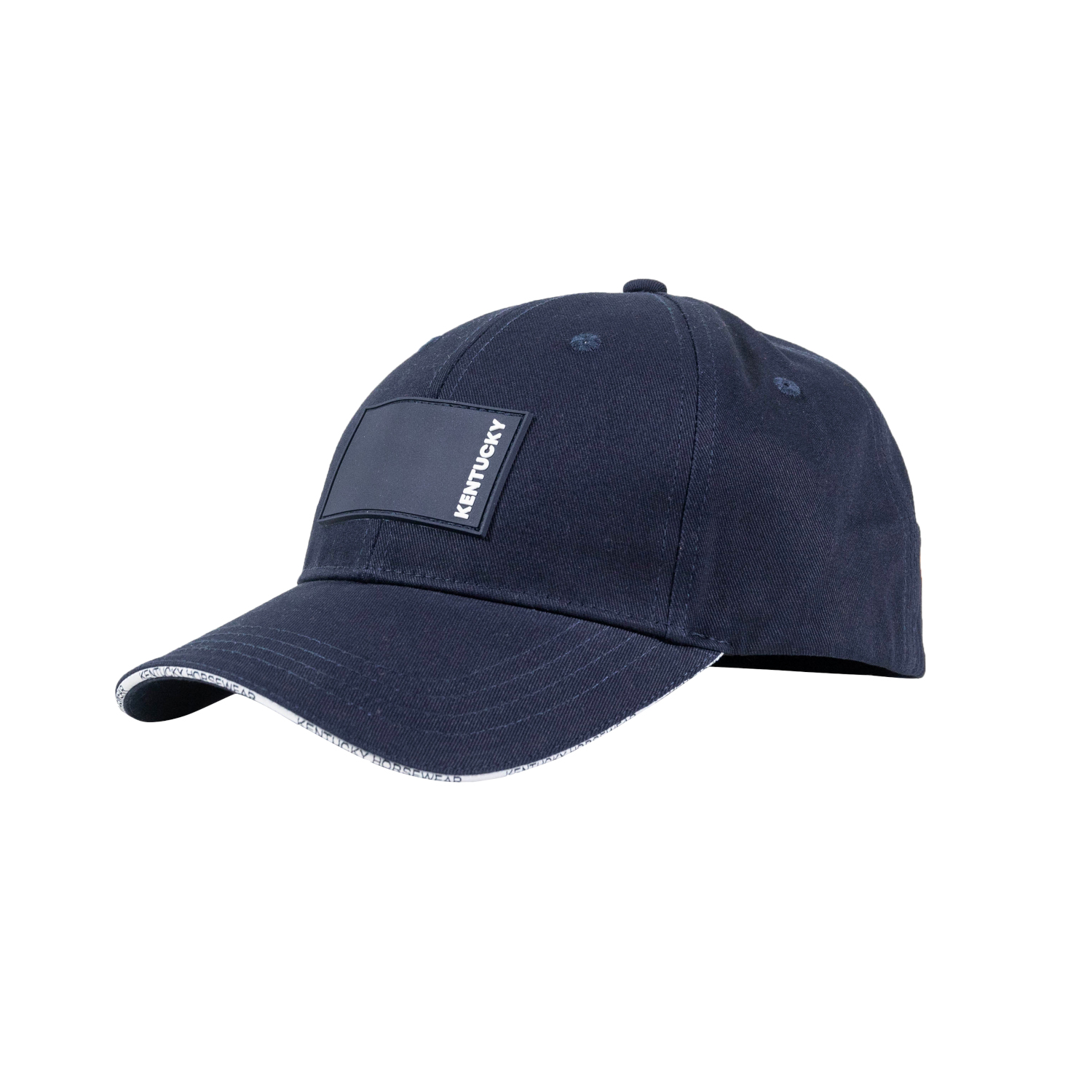 Kentucky Horsewear Cap mit gummiertem Logo - navy