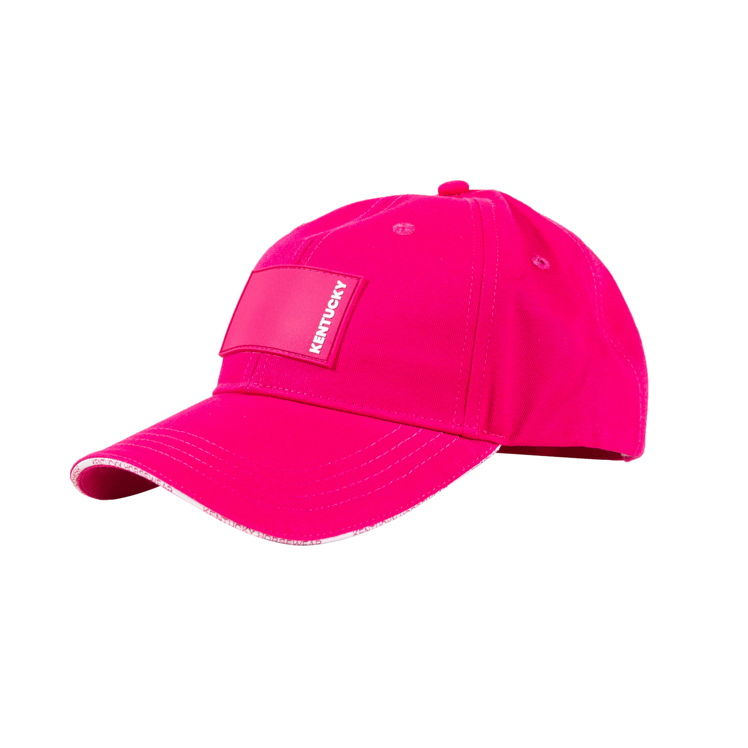 Kentucky Horsewear Cap mit gummiertem Logo - rosa