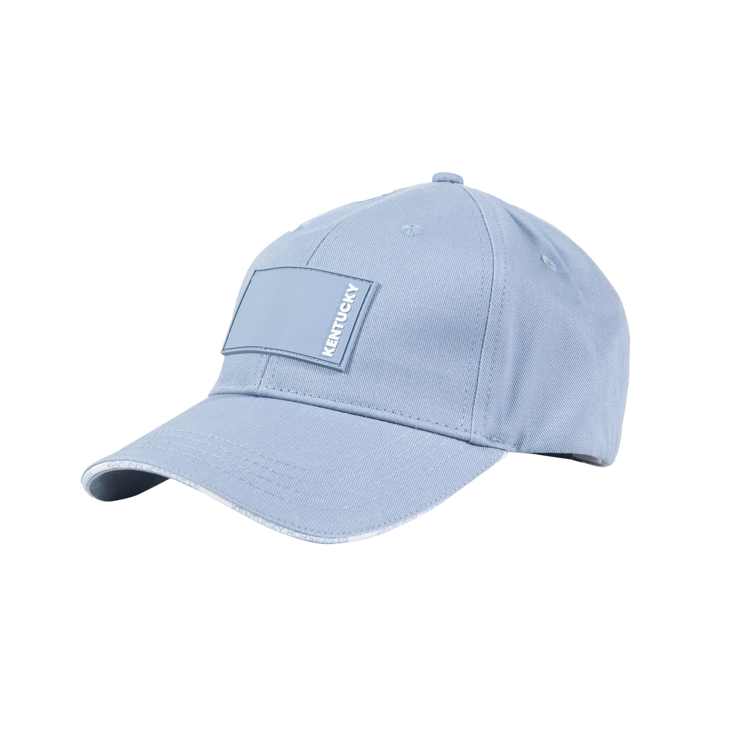 Kentucky Horsewear Cap mit gummiertem Logo - hellblau