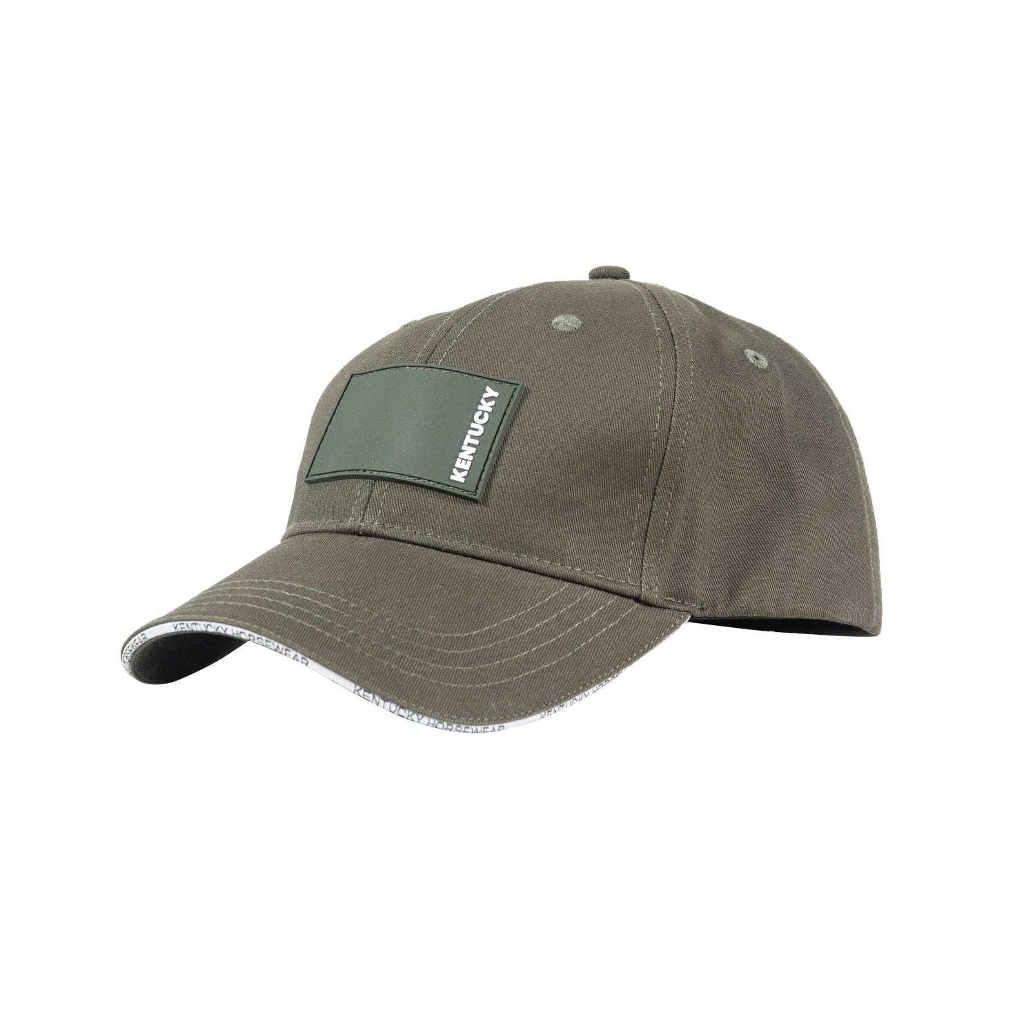 Kentucky Horsewear Cap mit gummiertem Logo - dunkelgrün