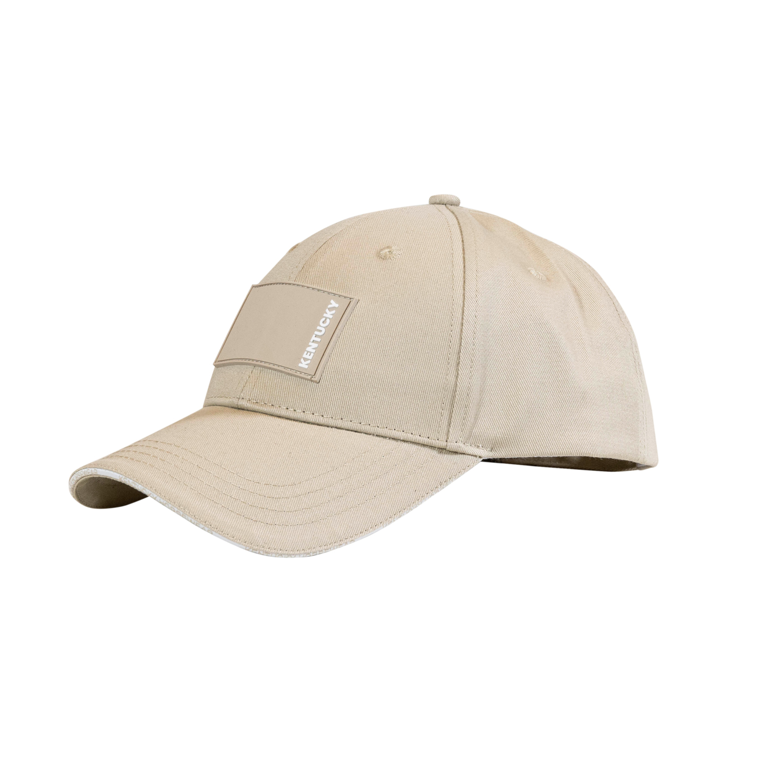 Kentucky Horsewear Cap mit gummiertem Logo - beige