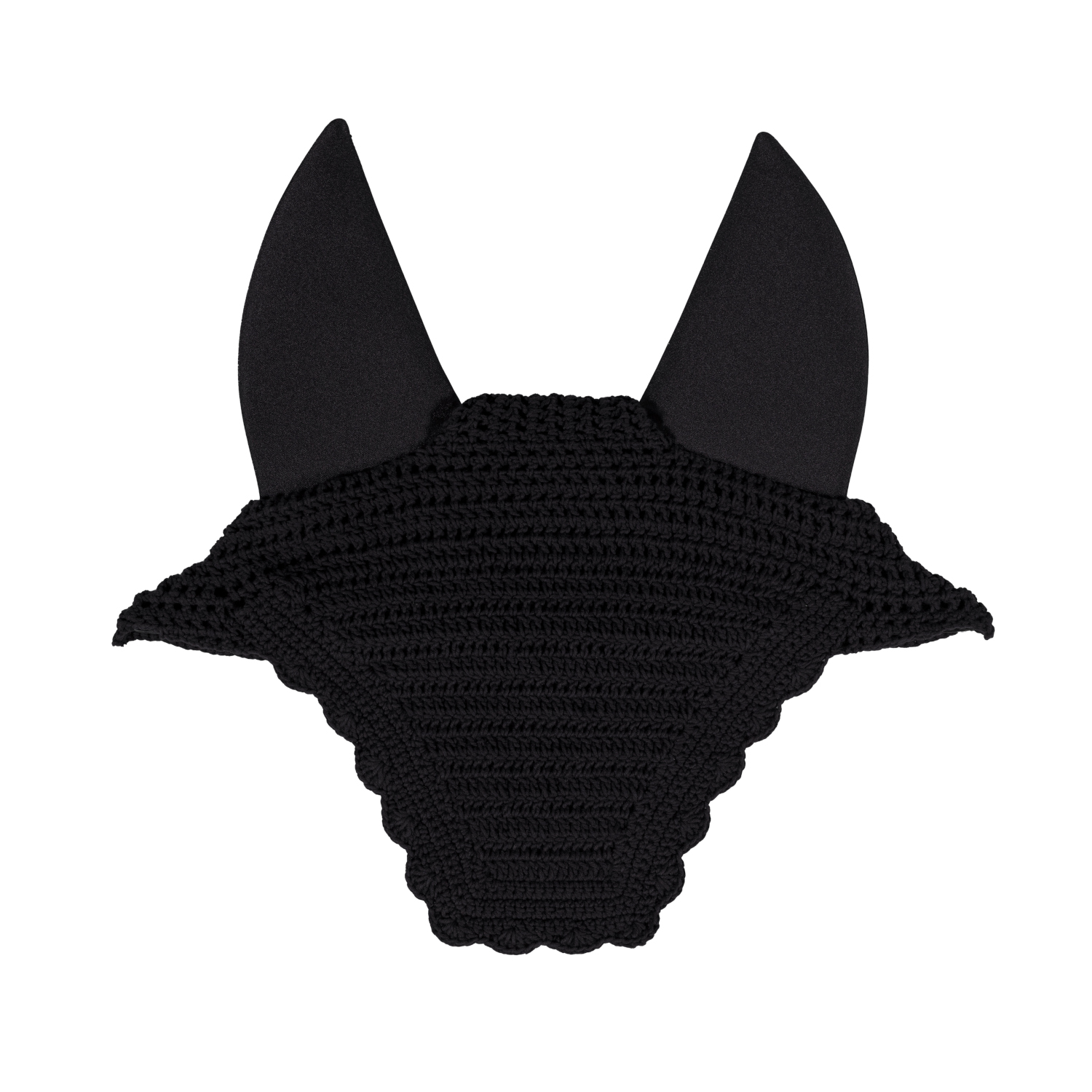 Kentucky Horsewear Fly Veil Wellington Wave - schwarz, Größe full soundless