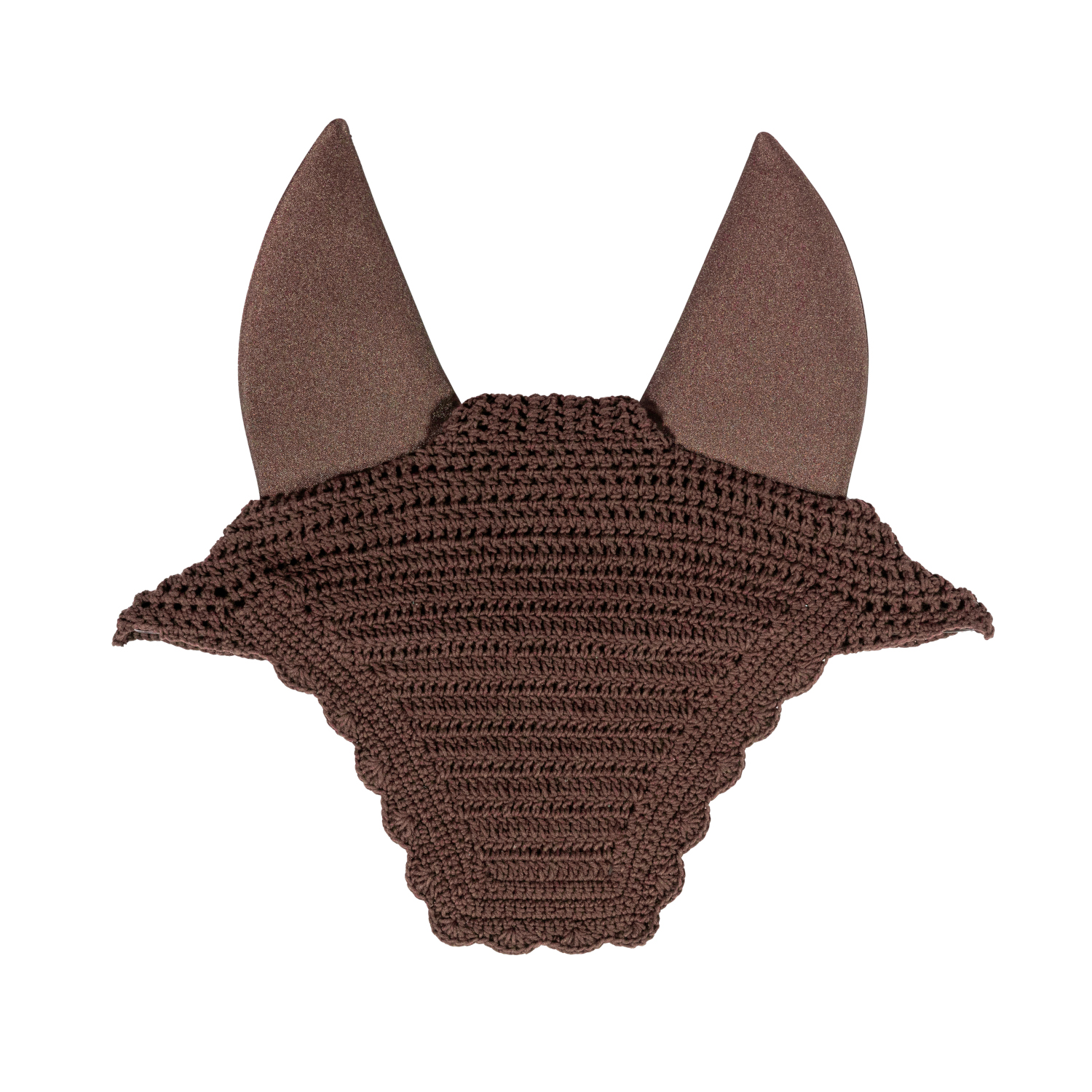 Kentucky Horsewear Fly Veil Wellington Wave - braun, Größe full soundless