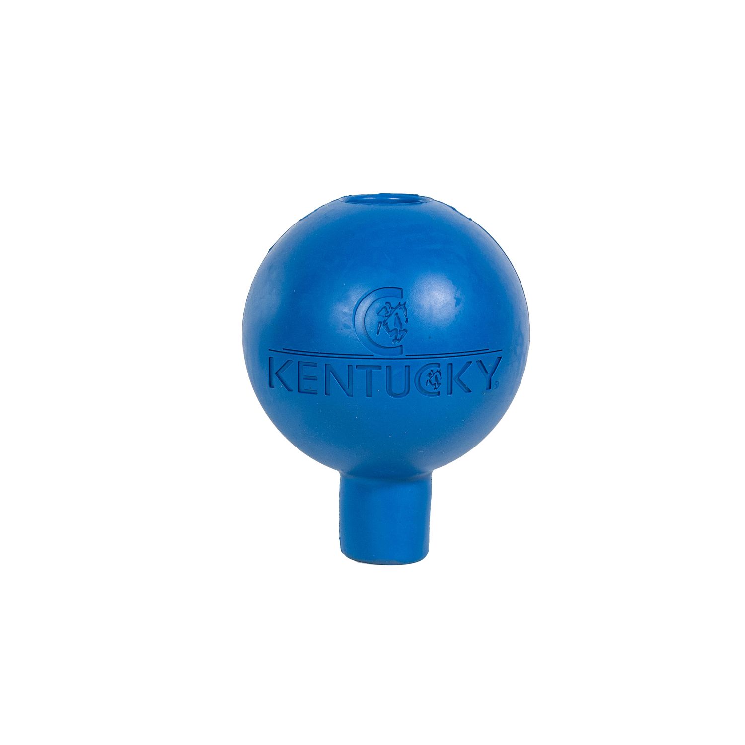 Kentucky Horsewear Leinen & Wand Gummiball - royal blue