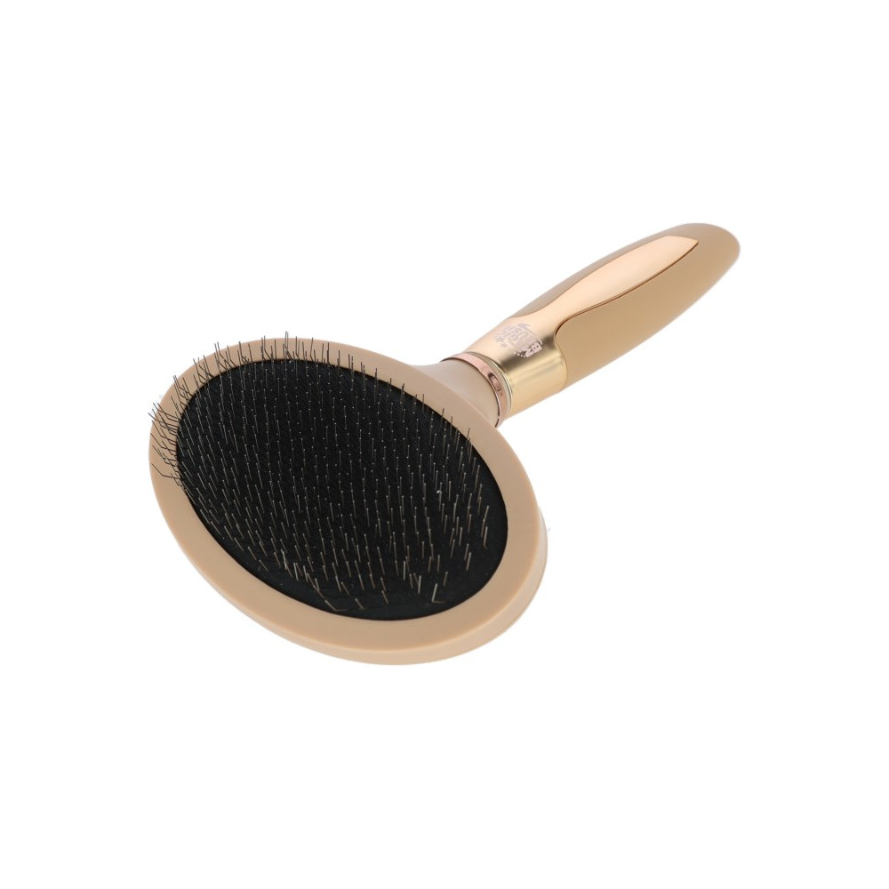 Kerbl MagicBrush Softzupfbürste für den Hund - golden/Sandstorm