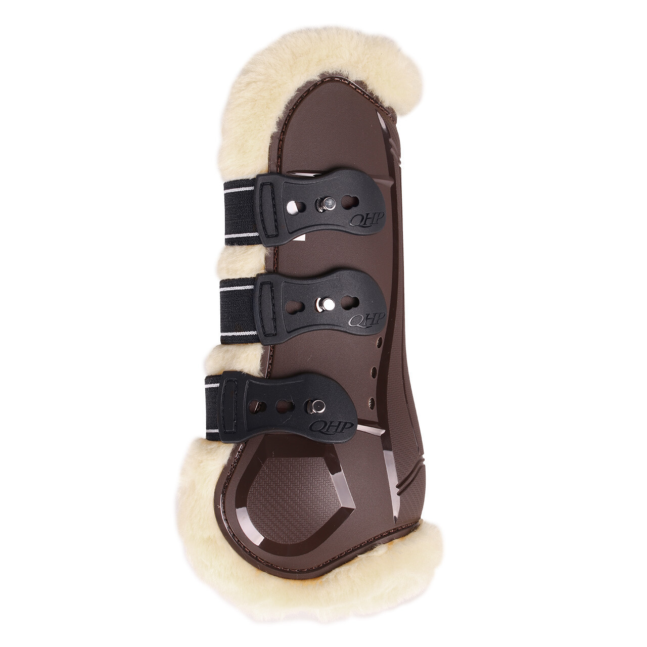 QHP Gamasche Ontario - braun, Größe Full