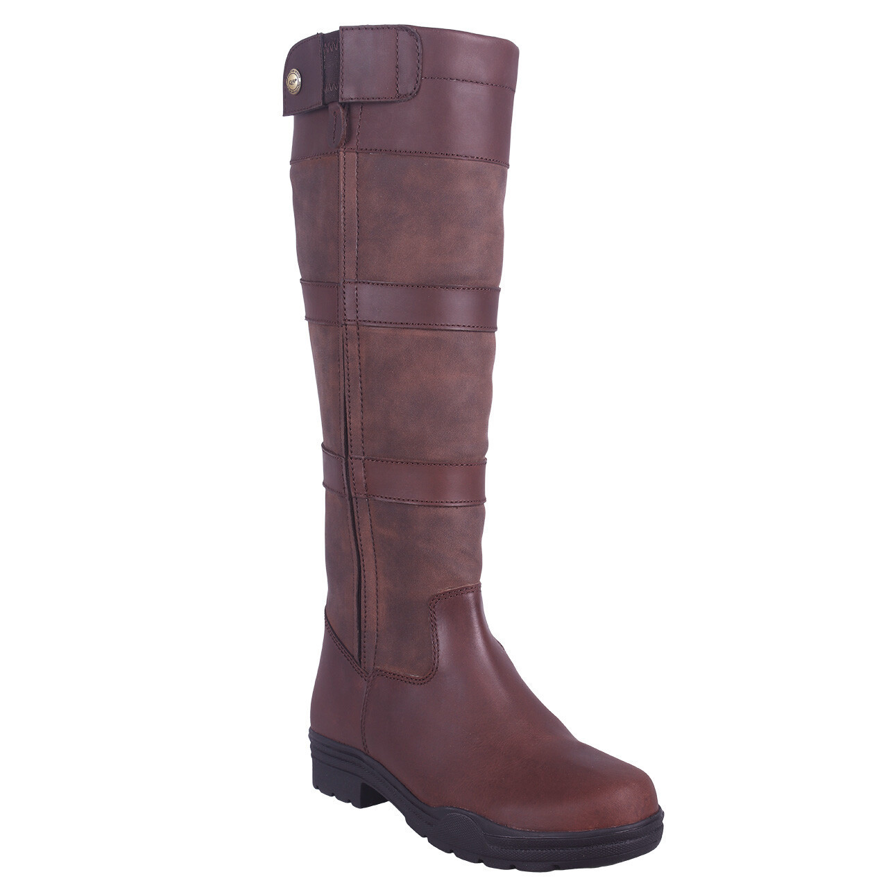 QHP Outdoor-Stiefel Daan - braun, Größe 36