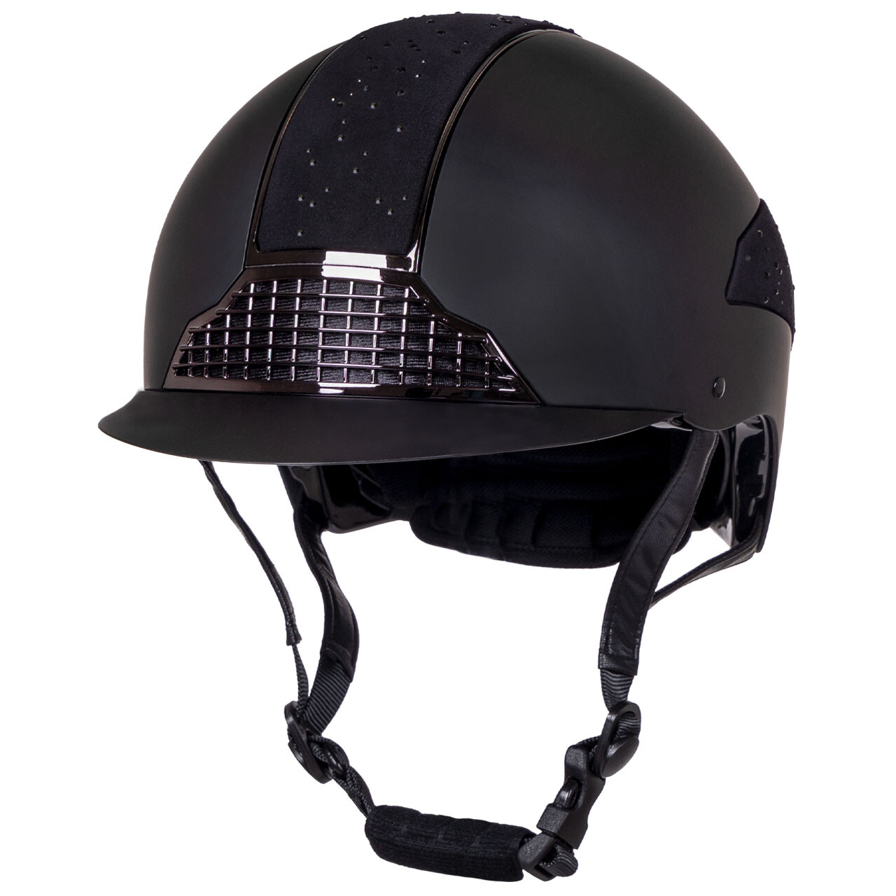 QHP Reithelm Ohio - black, Größe 57-59