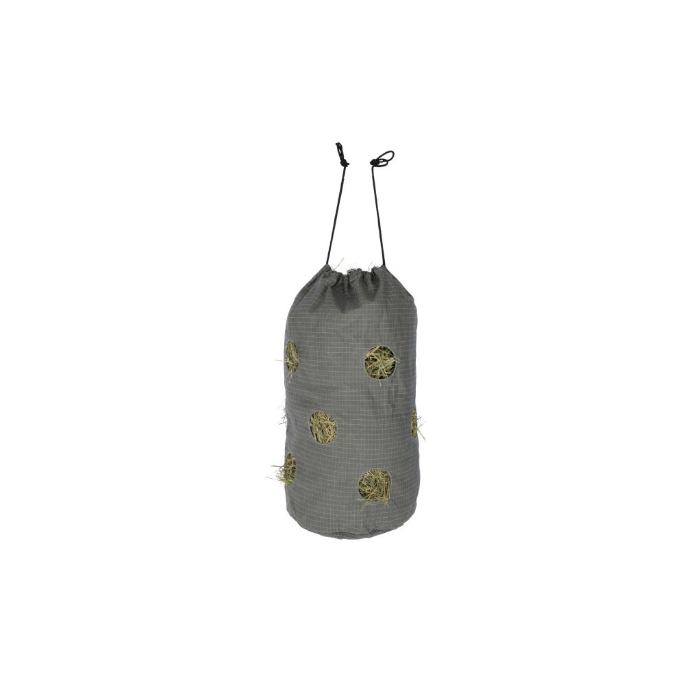 KERBL HayBag 12 Löcher grau, ca. 8 kg - grau, Größe 12