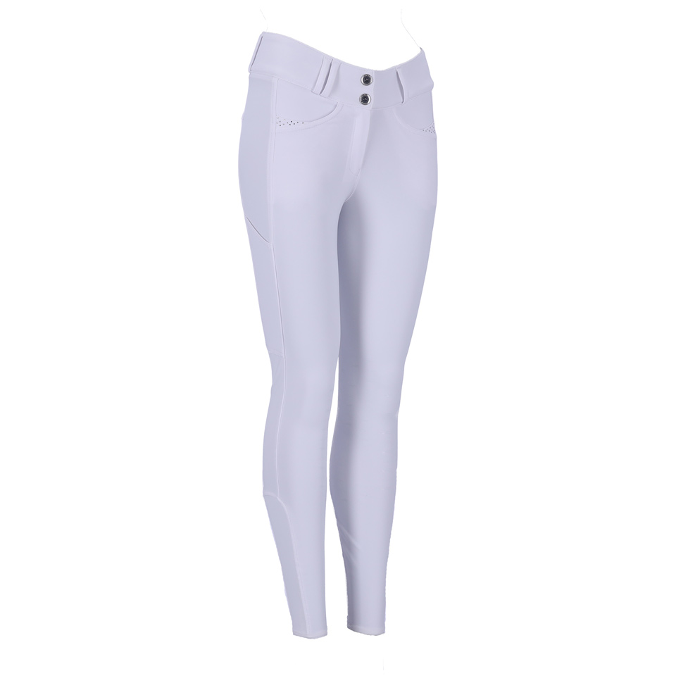 Schockemöhle Darleen KG Kniegrip Reithose Damen - white, Größe 46