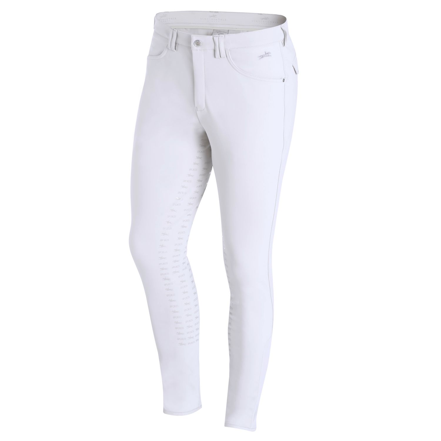 Schockemöhle Hero FS Vollgrip Reithose Herren - white, Größe 48