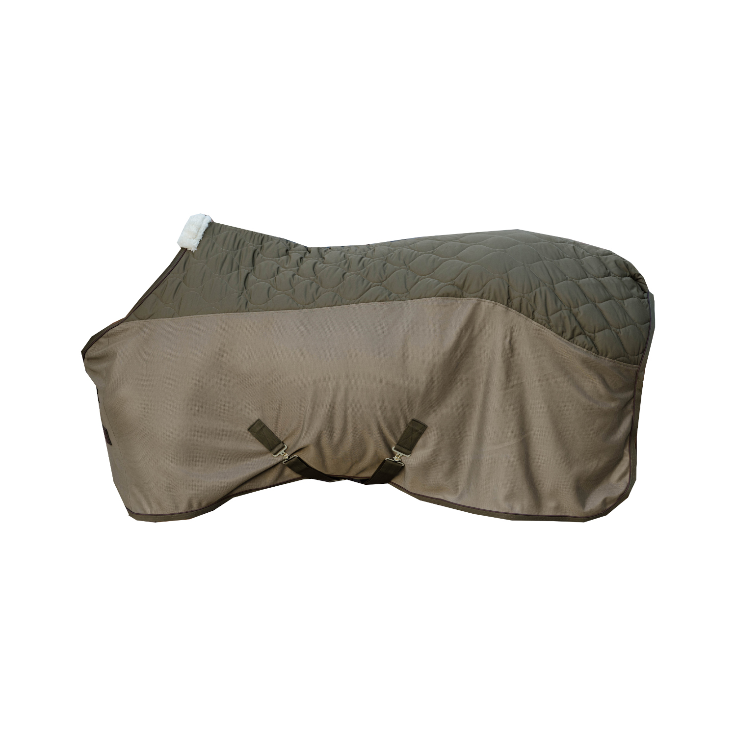 Kentucky Horsewear Transport Abschwitzdecke Fleece Mesh - darkgreen, Größe 155