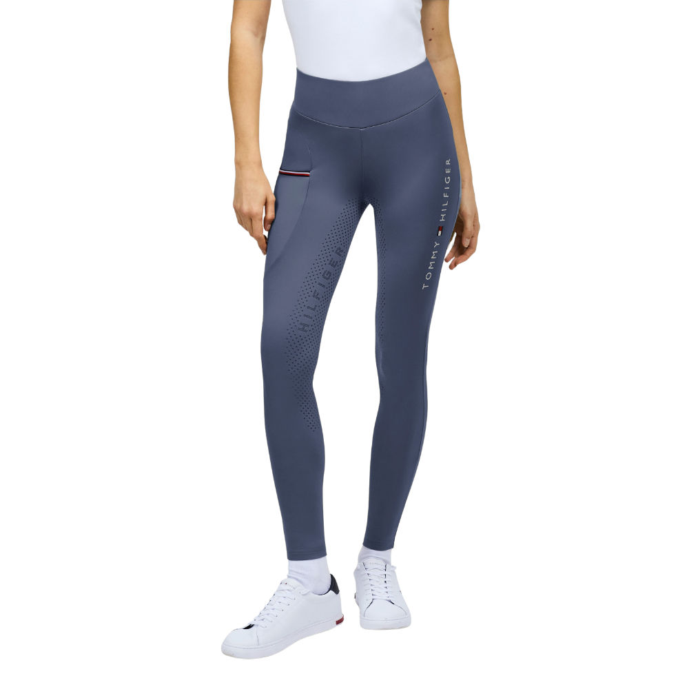Tommy Hilfiger Equestrian Elmira Vollgrip Reitleggings Damen - faded indigo, Größe S