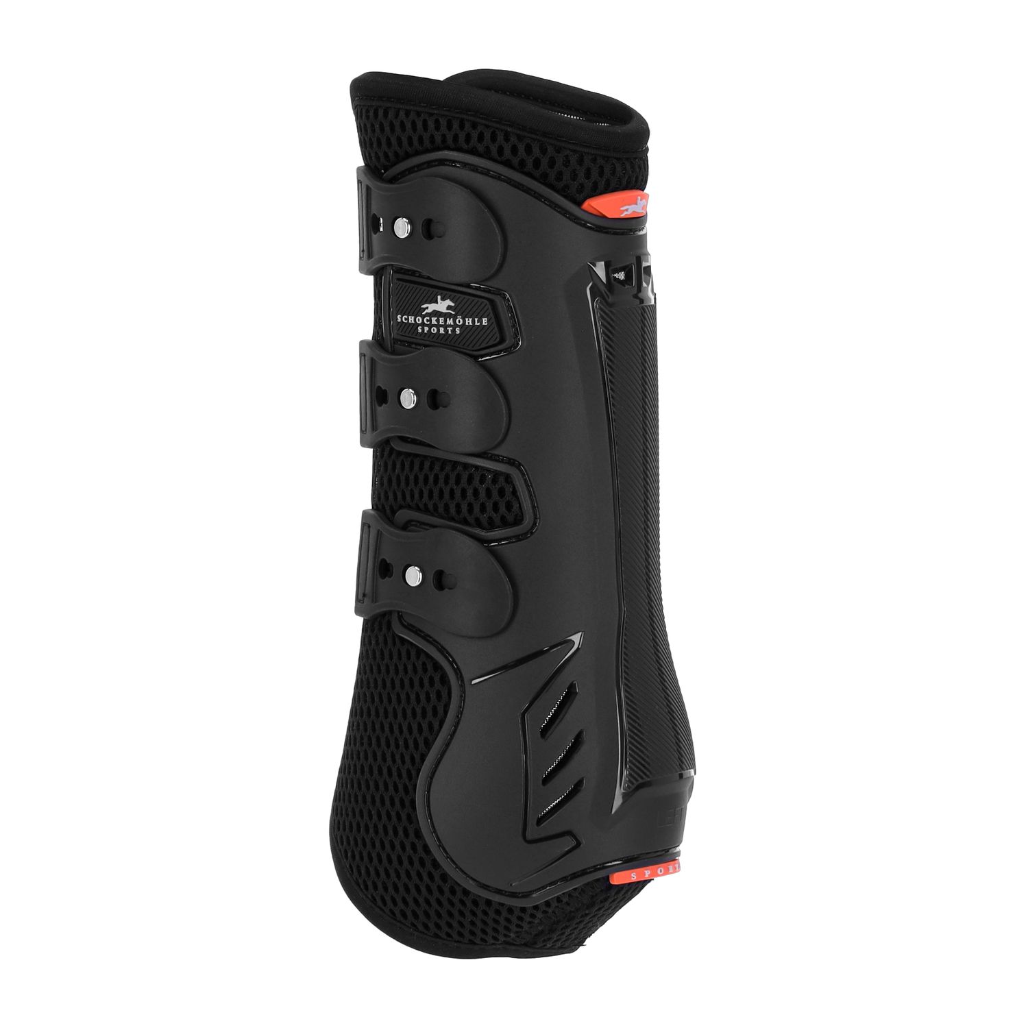 Schockemöhle Air Flow Dressurgamasche vorne - black, Größe WB