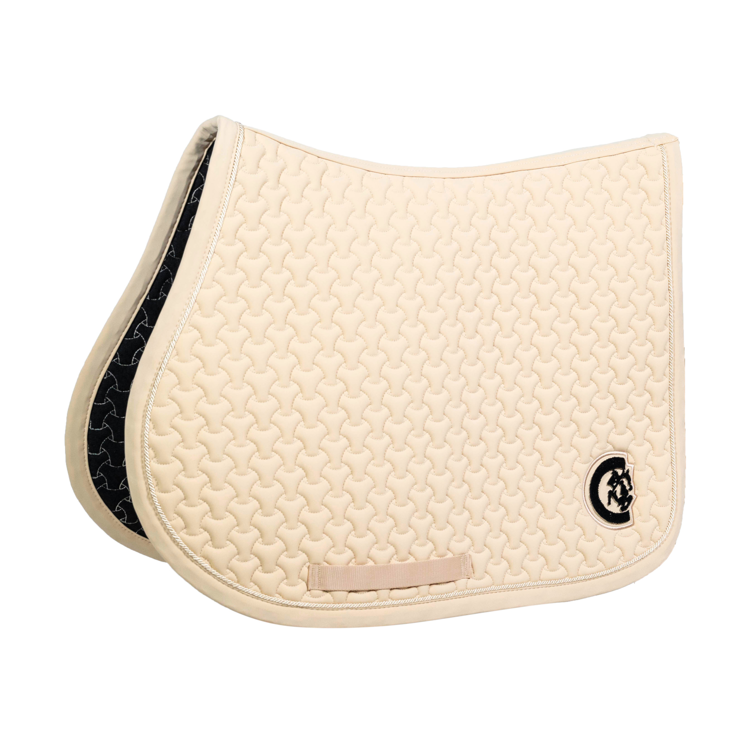 Kentucky Horsewear Schabracke Plaited Jumping - beige, Größe Springen