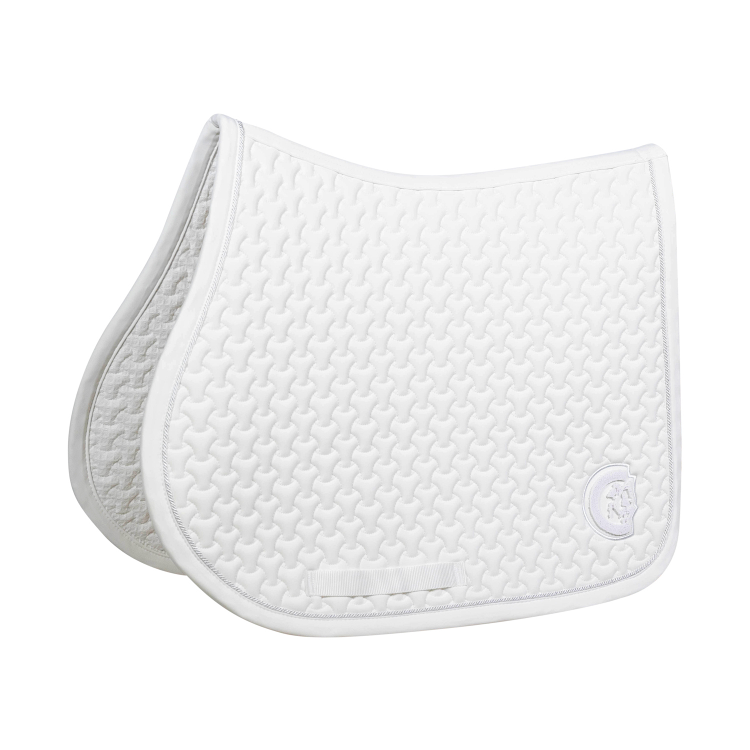 Kentucky Horsewear Schabracke Plaited Jumping - weiß, Größe Springen