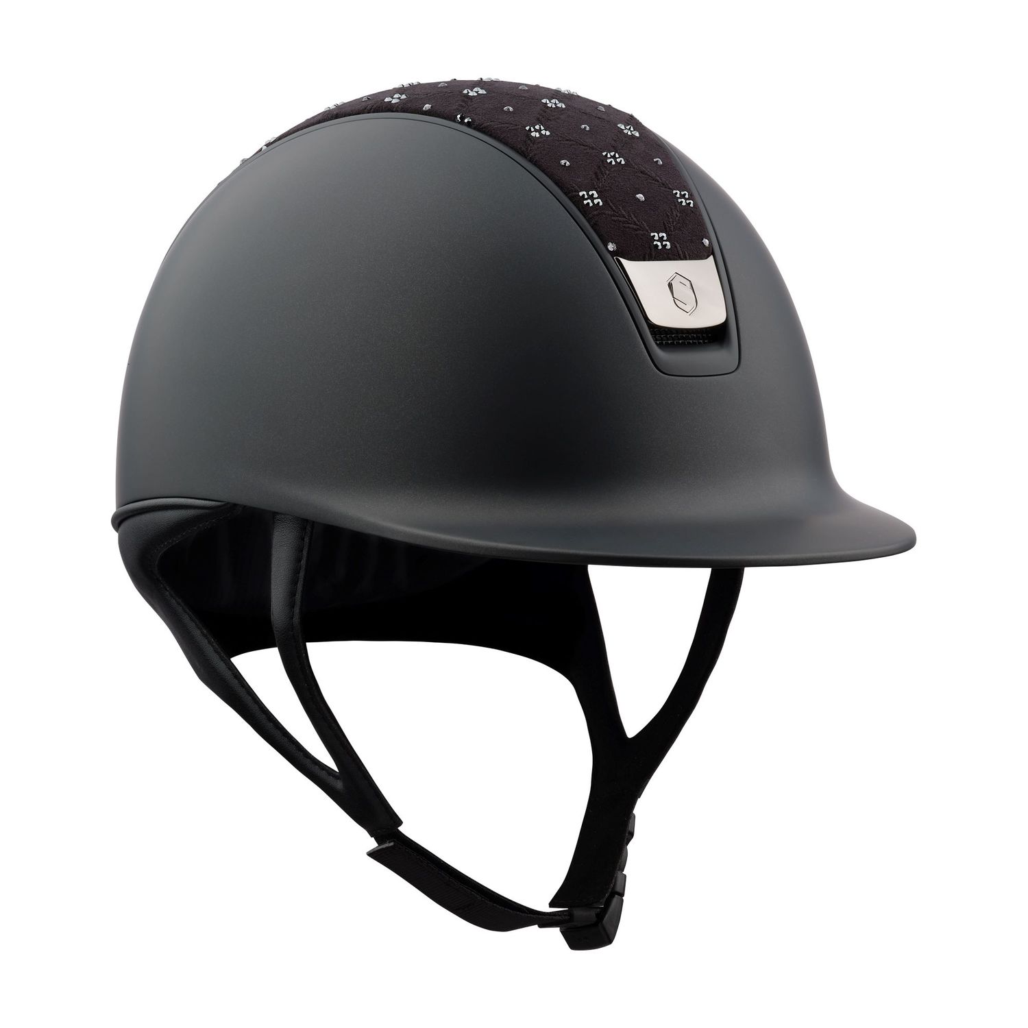 Samshield 2.0 Shadowmatt Royal Flower Reithelm - schwarz, Größe L (57-61)