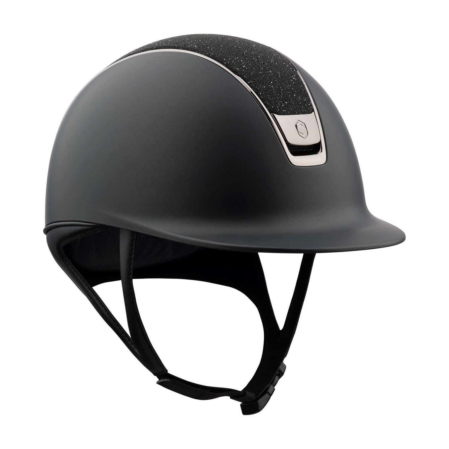 Samshield 2.0 Shadowmatt Crystal Fabric Top Reithelm - schwarz, Größe M (55-58)