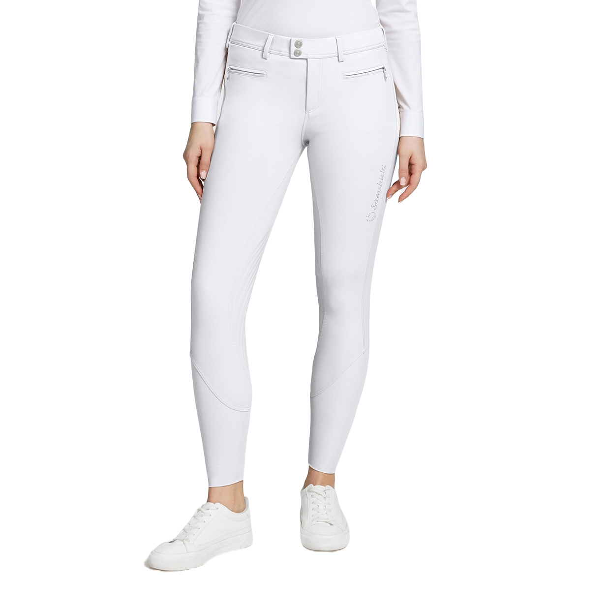Samshield Adele 2.0 Kniegrip Reithose Damen - white, Größe 38