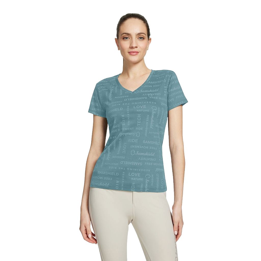 Samshield Auxane T-Shirt Damen - tourmaline, Größe L