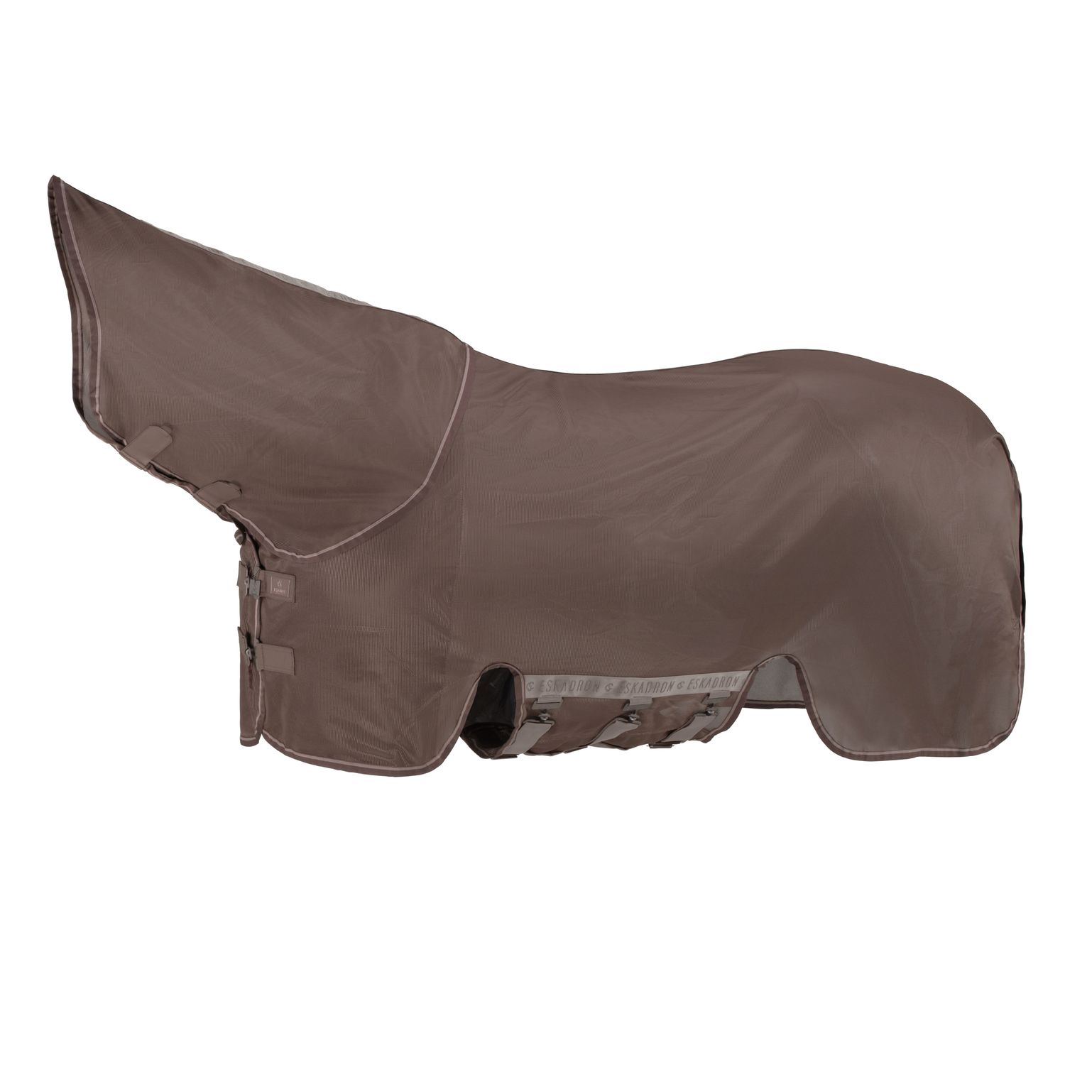 Eskadron Classic Sports 24 Fly Detach-Neck Fliegendecke - smoke taupe, Größe 135