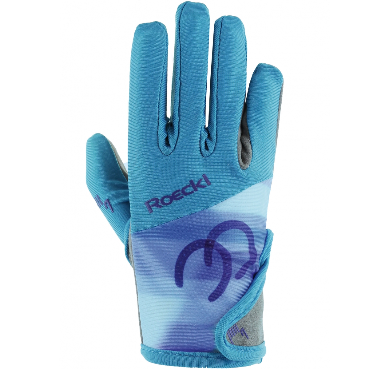 Roeckl Koppl Reithandschuh Kinder - vivid blue, Größe 5
