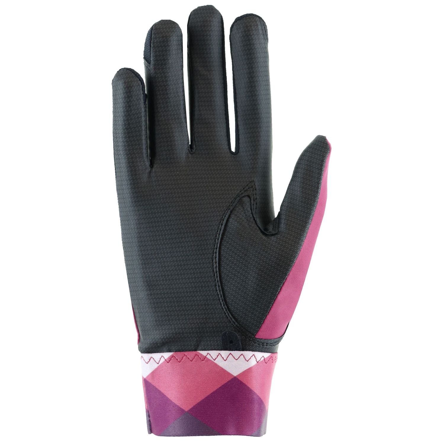 Roeckl Martingal Reithandschuh - black/posh pink, Größe 7