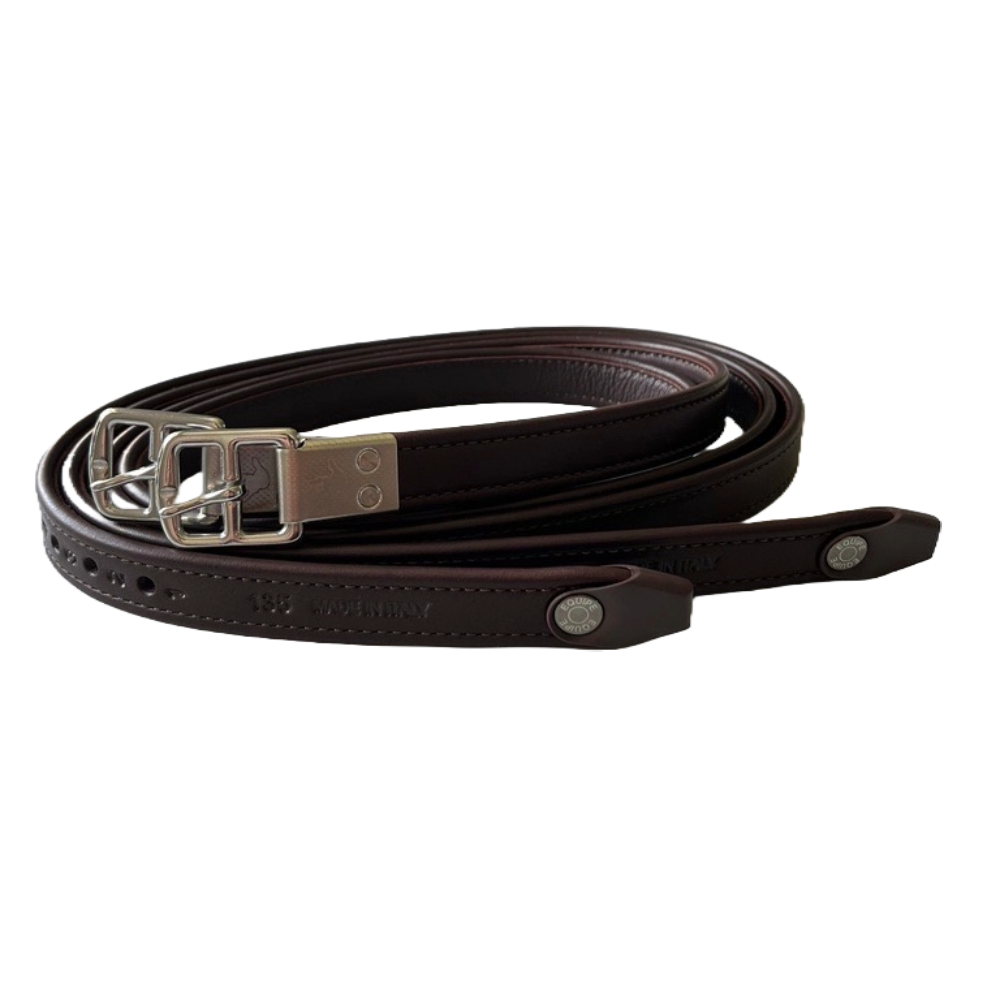 Equipe Steigbügelriemen ST18 Nylon-Interieur mit Kapsel und Spitze - marrone, Größe 155