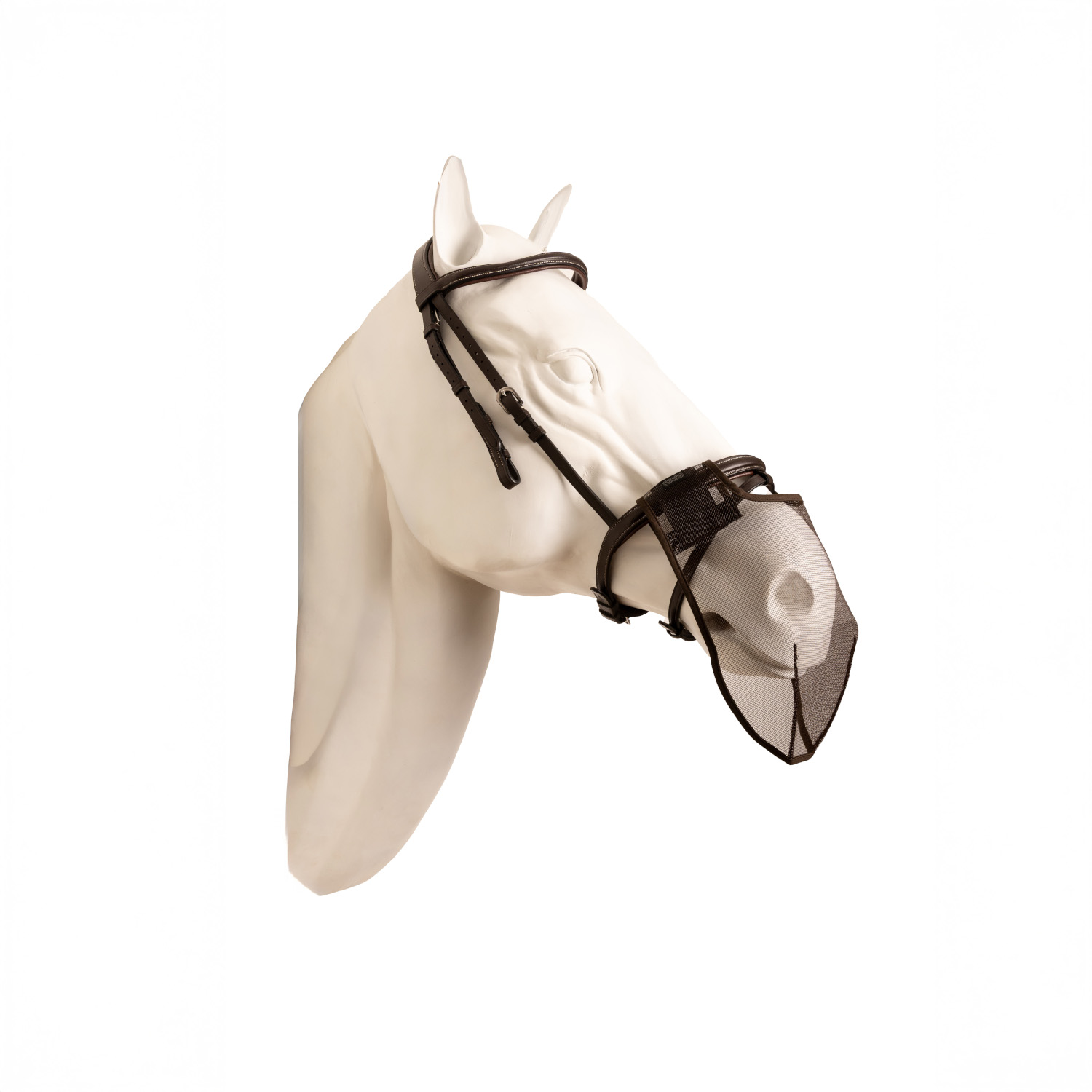 Kentucky Horsewear Anti Fly Nasen Netz - braun, Größe Medium