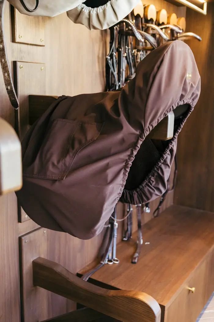 Kentucky Horsewear Dressur & Springen Sattelschoner - brown, Größe DR