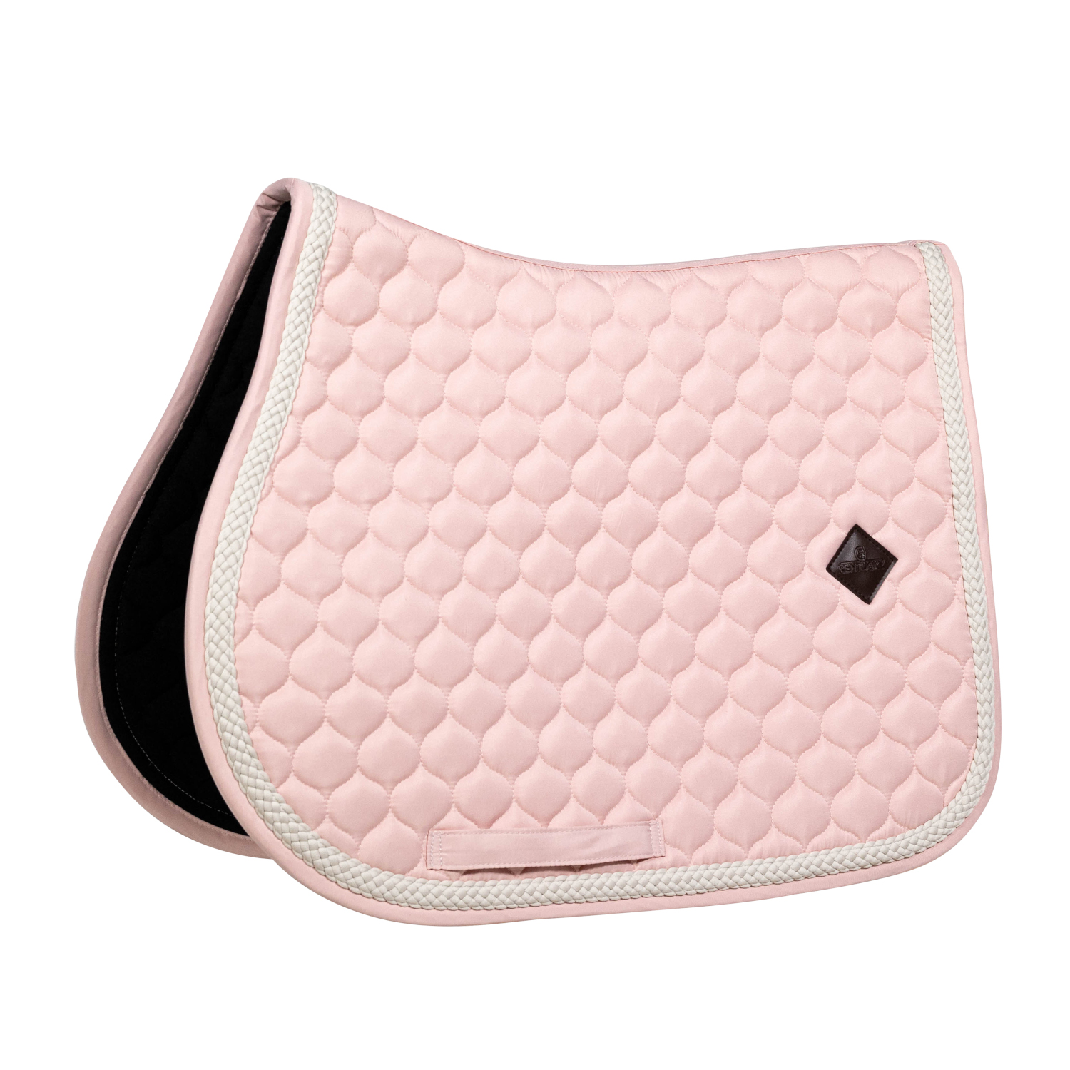 Kentucky Horsewear Schabracke Plaited Cord - rosa, Größe SR