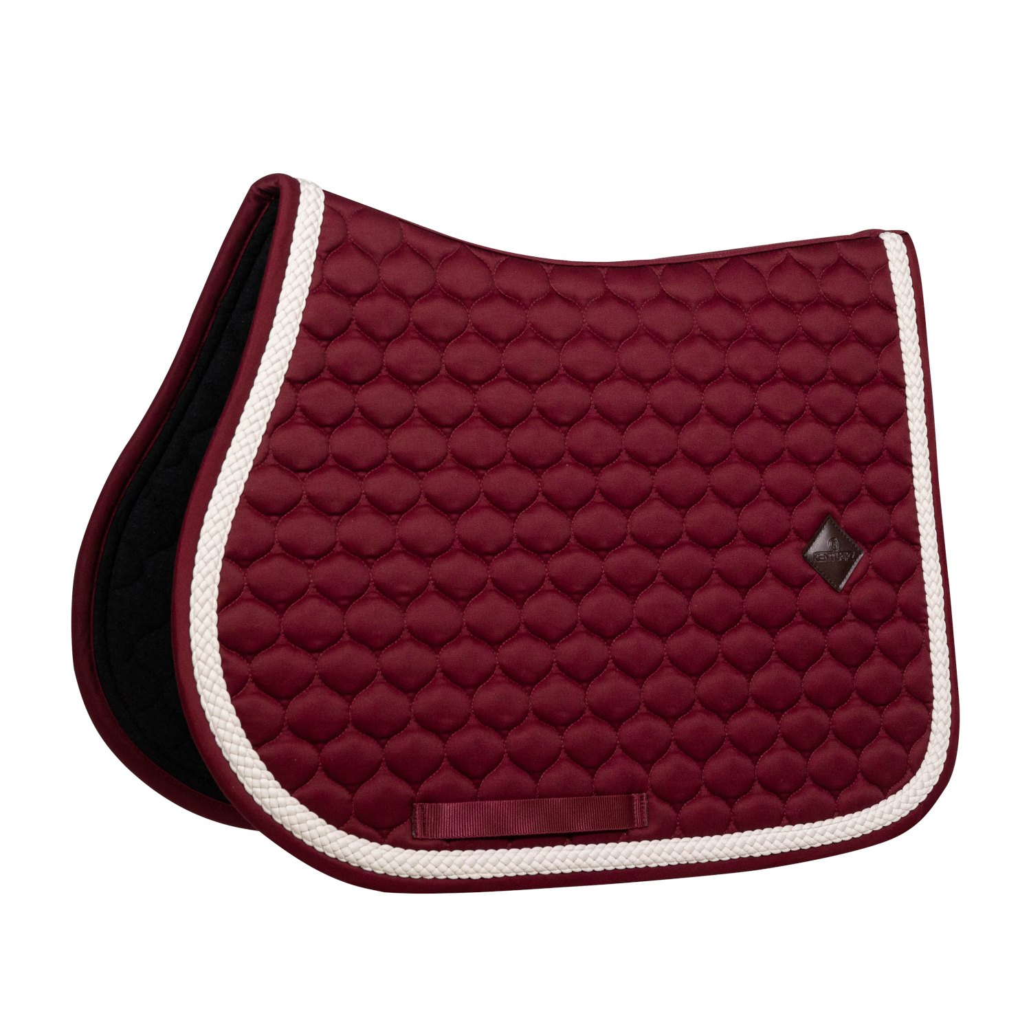 Kentucky Horsewear Schabracke Plaited Cord - bordeaux, Größe SR