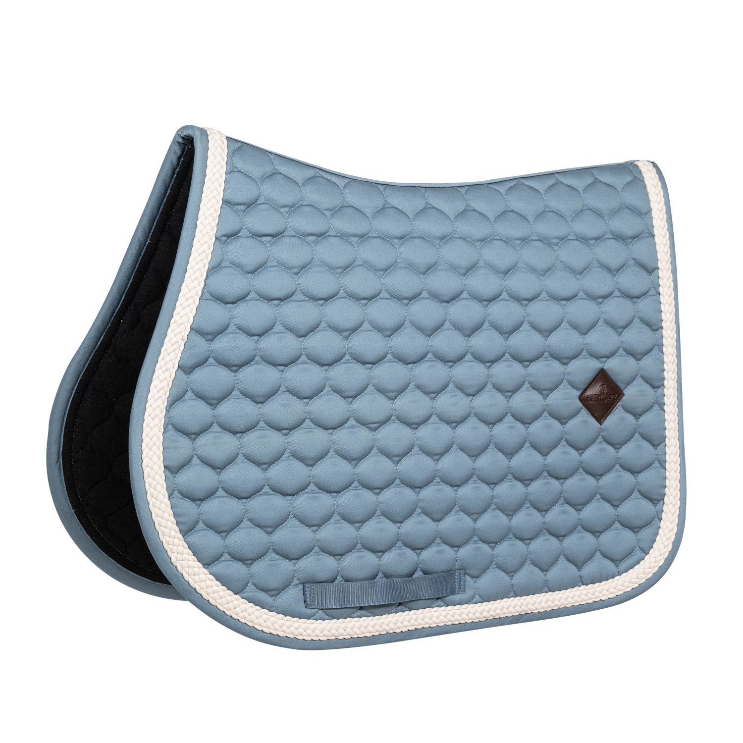 Kentucky Horsewear Schabracke Plaited Cord - hellblau, Größe SR
