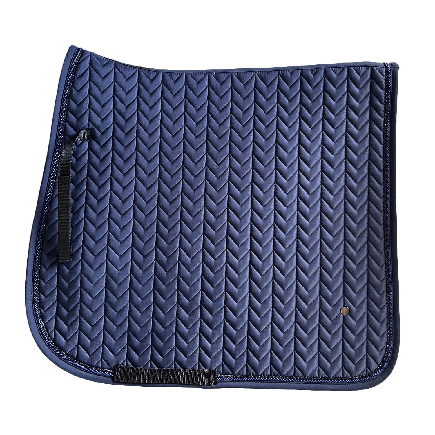EQuest Schabracke Macro Arrow plus Twin Cord - blau, Größe Dressur