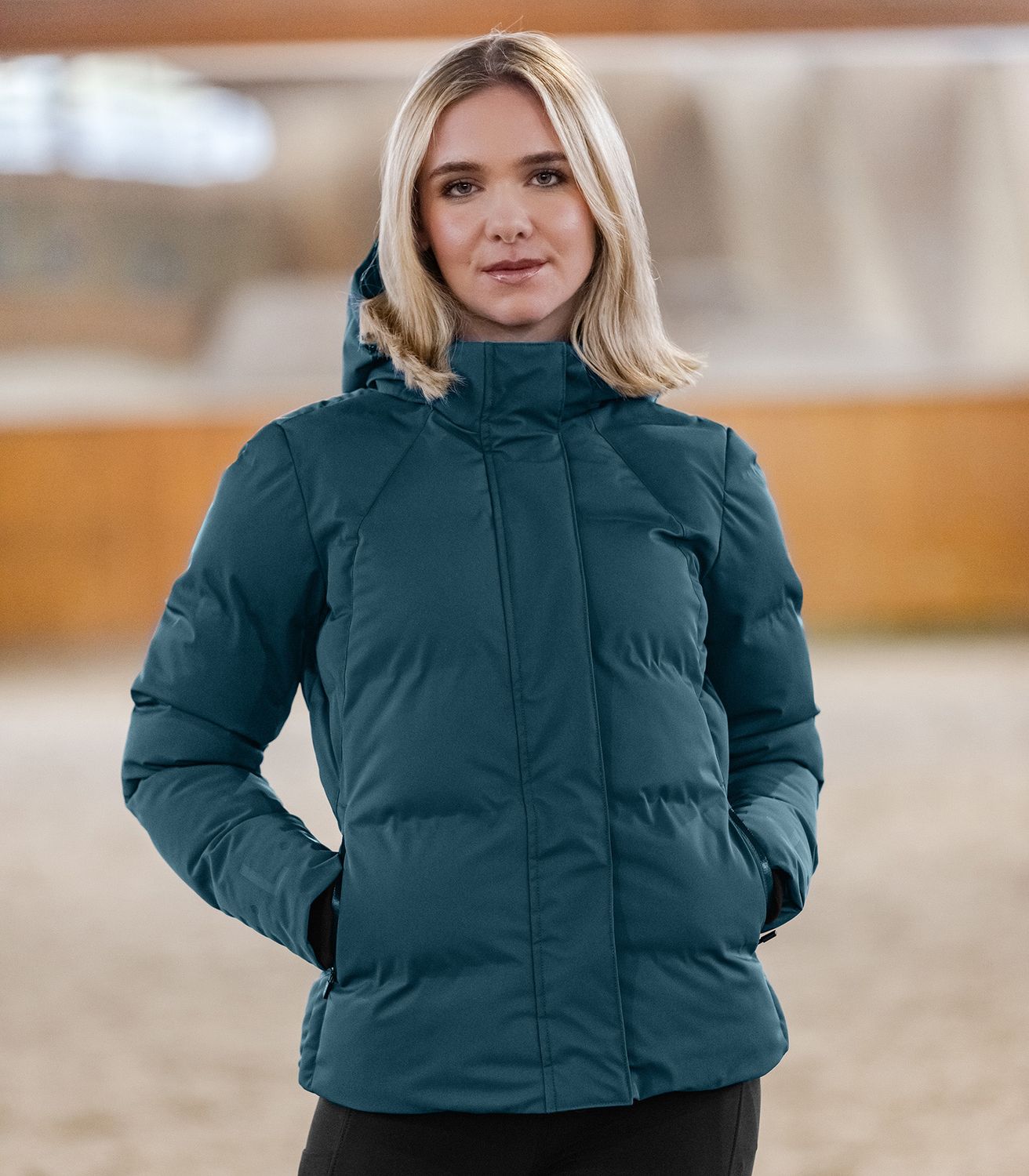 Veste D'équitation Super Stepp De La Marque ELT - Taille M Bleu Marine - Occasion Très Bien Entretenue