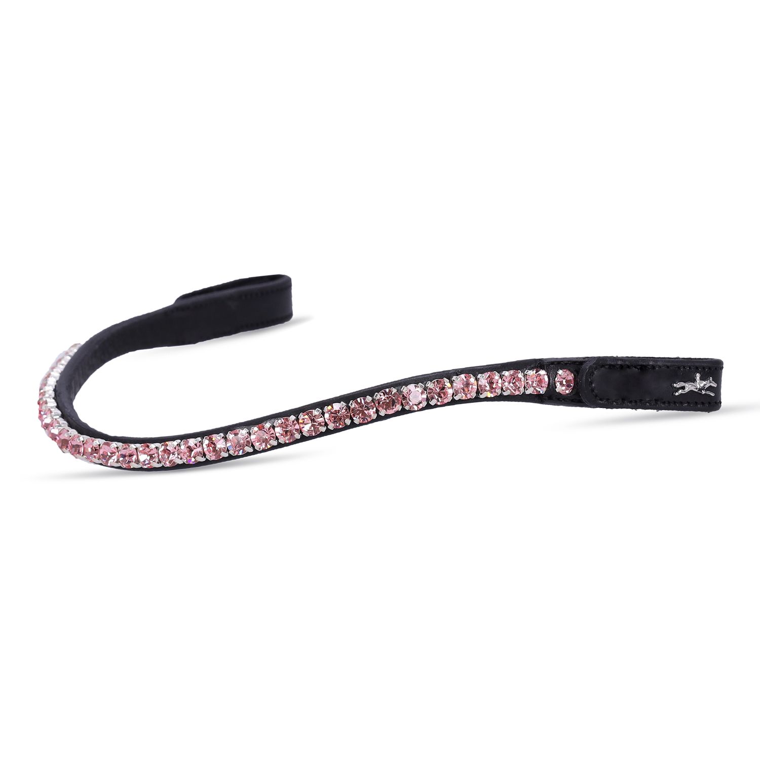 Schockemöhle Stirnriemen Siena - black/light pink, Größe VB