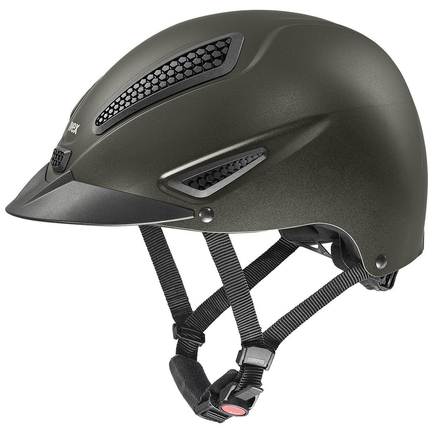 UVEX Perfexxion III Reithelm - olive mat, Größe XXS-S (52-55)