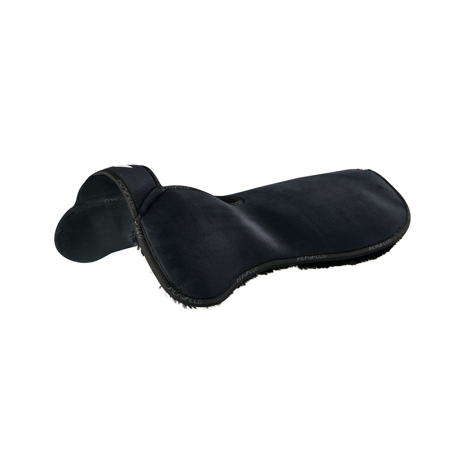 Acavallo Pad MFS WFS Suede Full Sheepskin Pad - Farbe: schwarz/schwarz