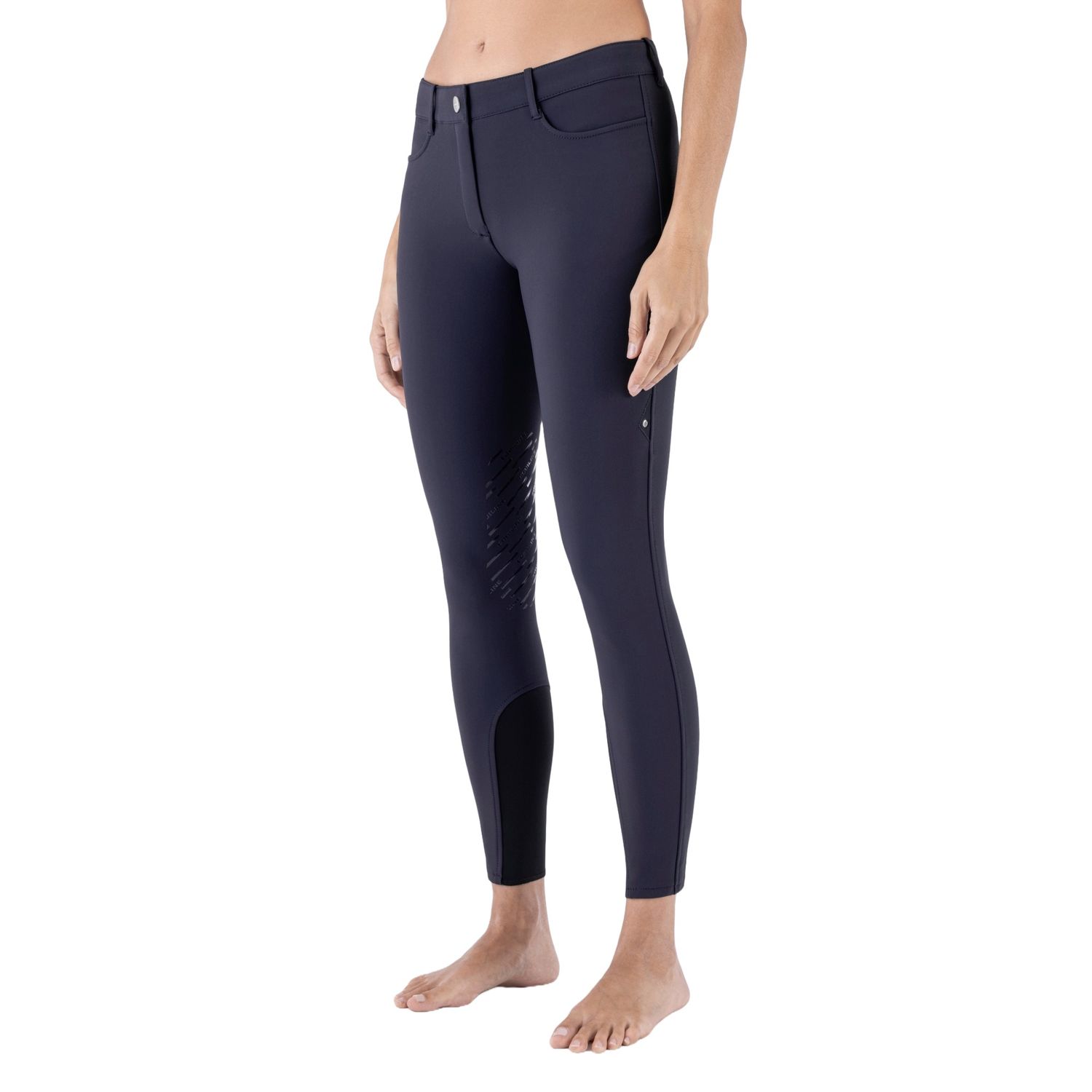 Equiline Cornek Kniegrip Reithose Damen - blau, Größe 34