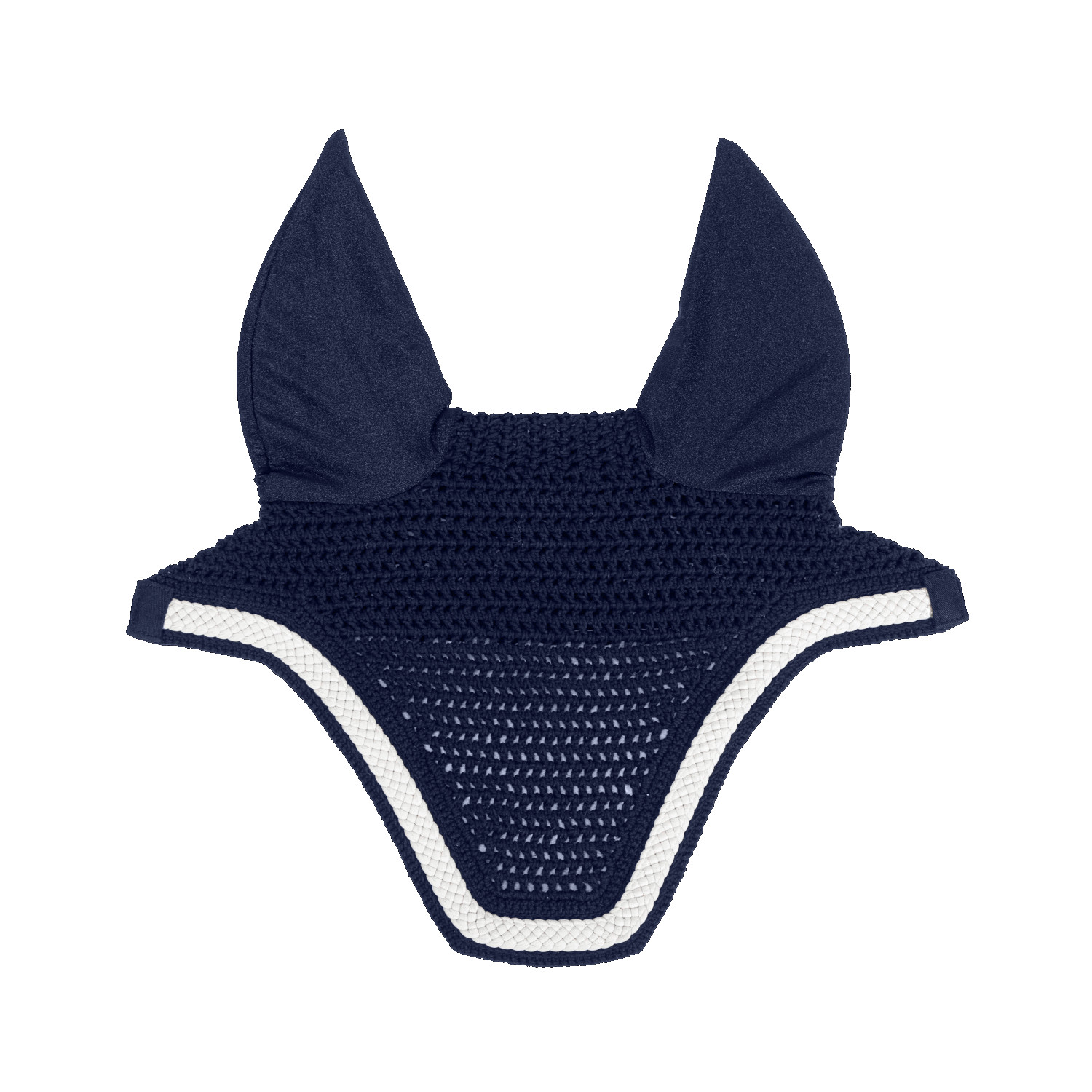 Kentucky Horsewear Wellington Plaited Cord Fliegenmütze - navy, Größe Full