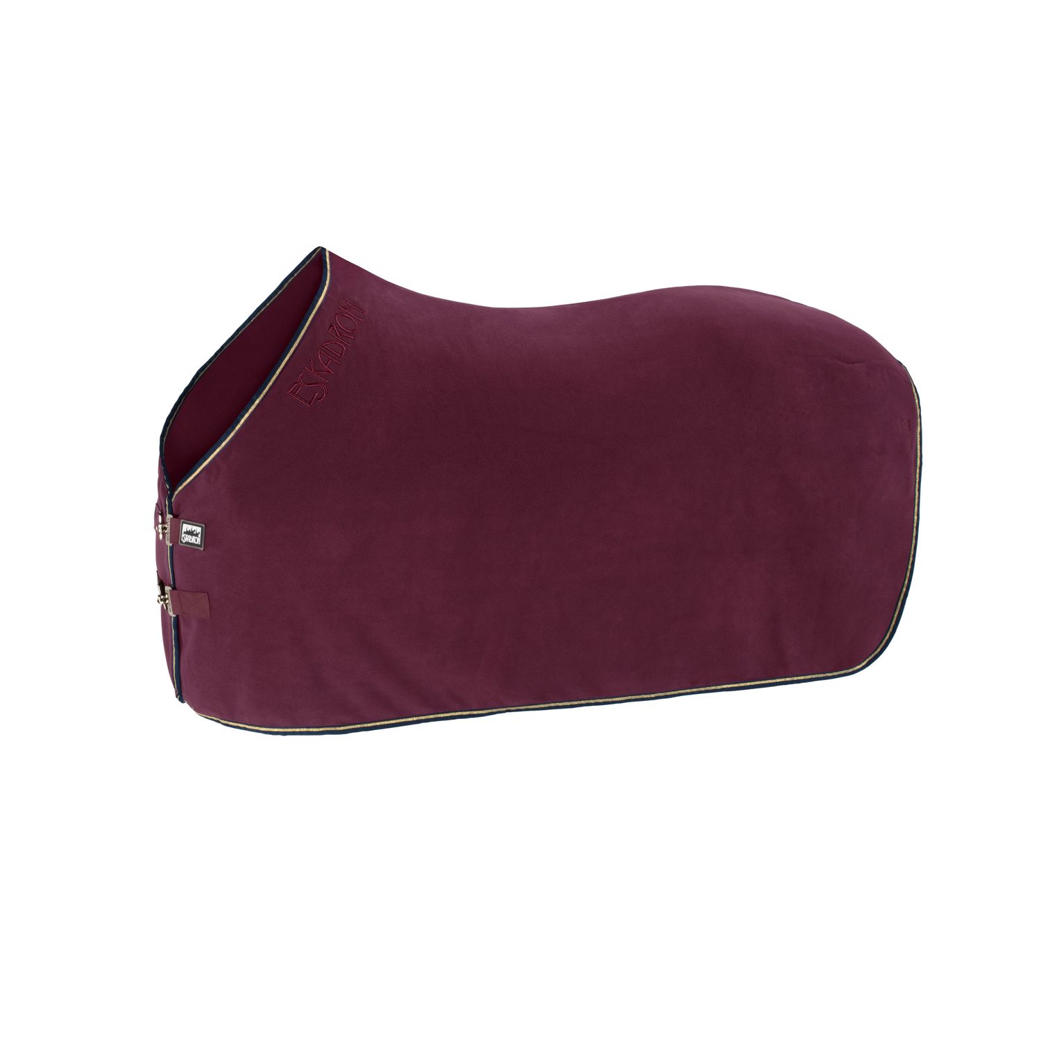 Eskadron Fleece contrast Shetty Abschwitzdecke - blackberry, Größe XXS