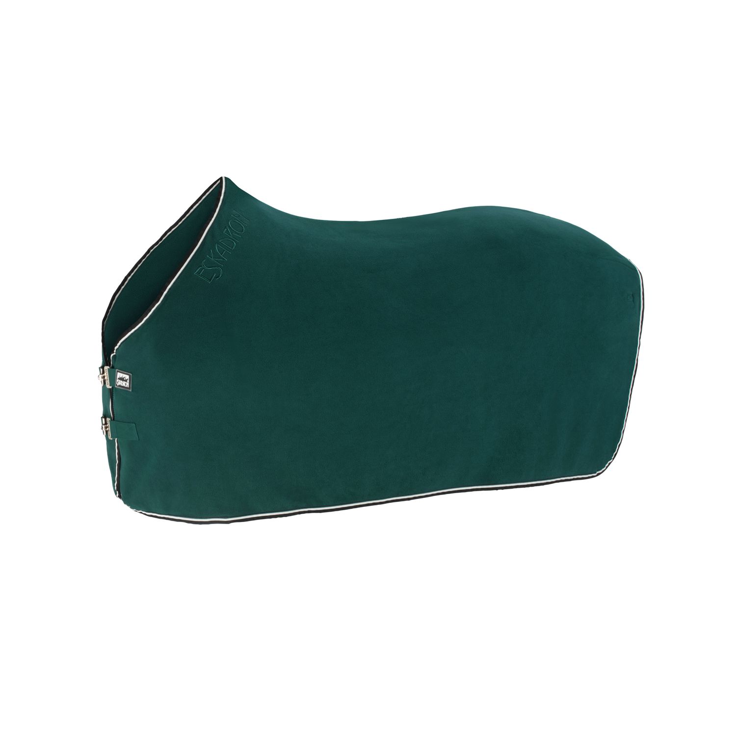 Eskadron Fleece contrast Shetty Abschwitzdecke - racinggreen, Größe XXXS