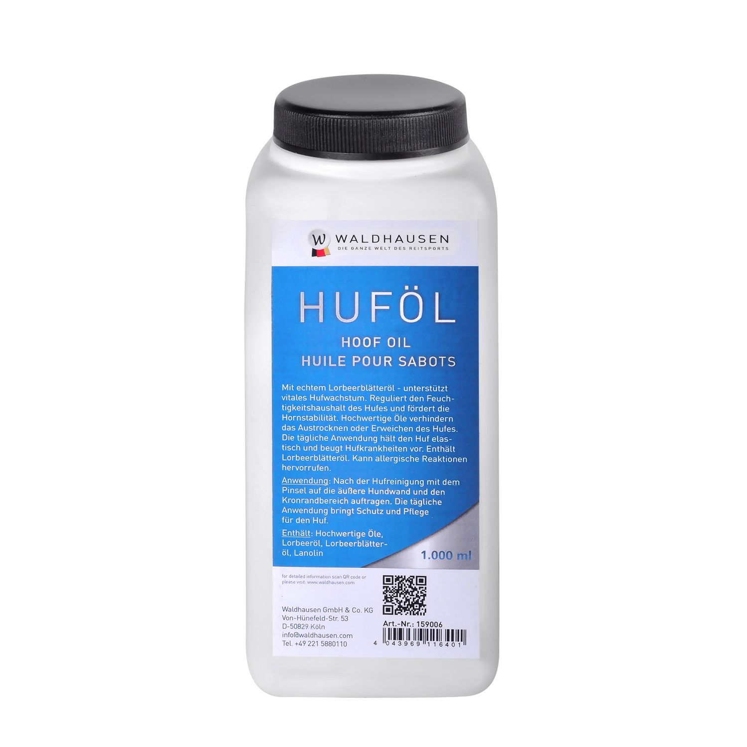 Waldhausen Huföl Lorbeeröl - Größe 1000 ml
