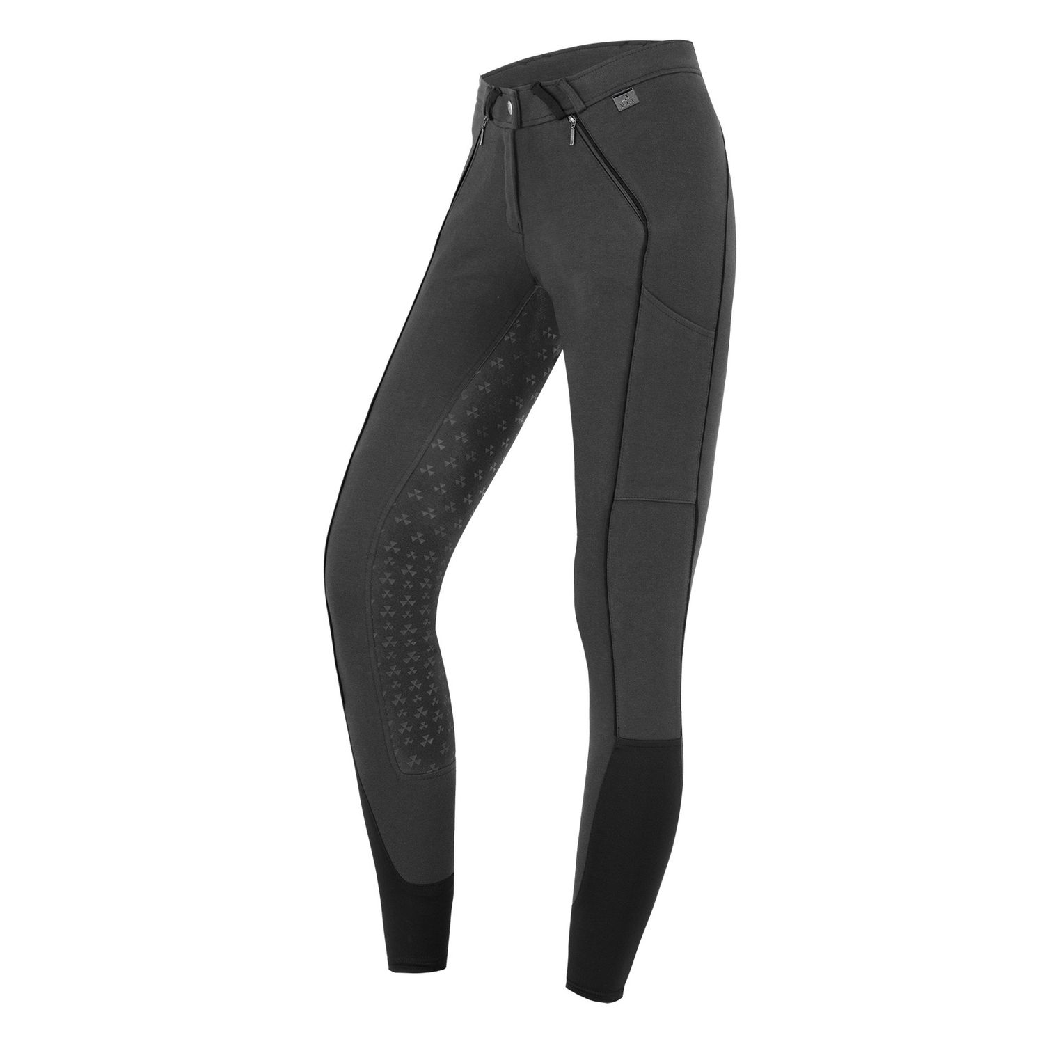 ELT Fenja Vollgrip Reithose Damen und Kinder - asphalt, Größe 176