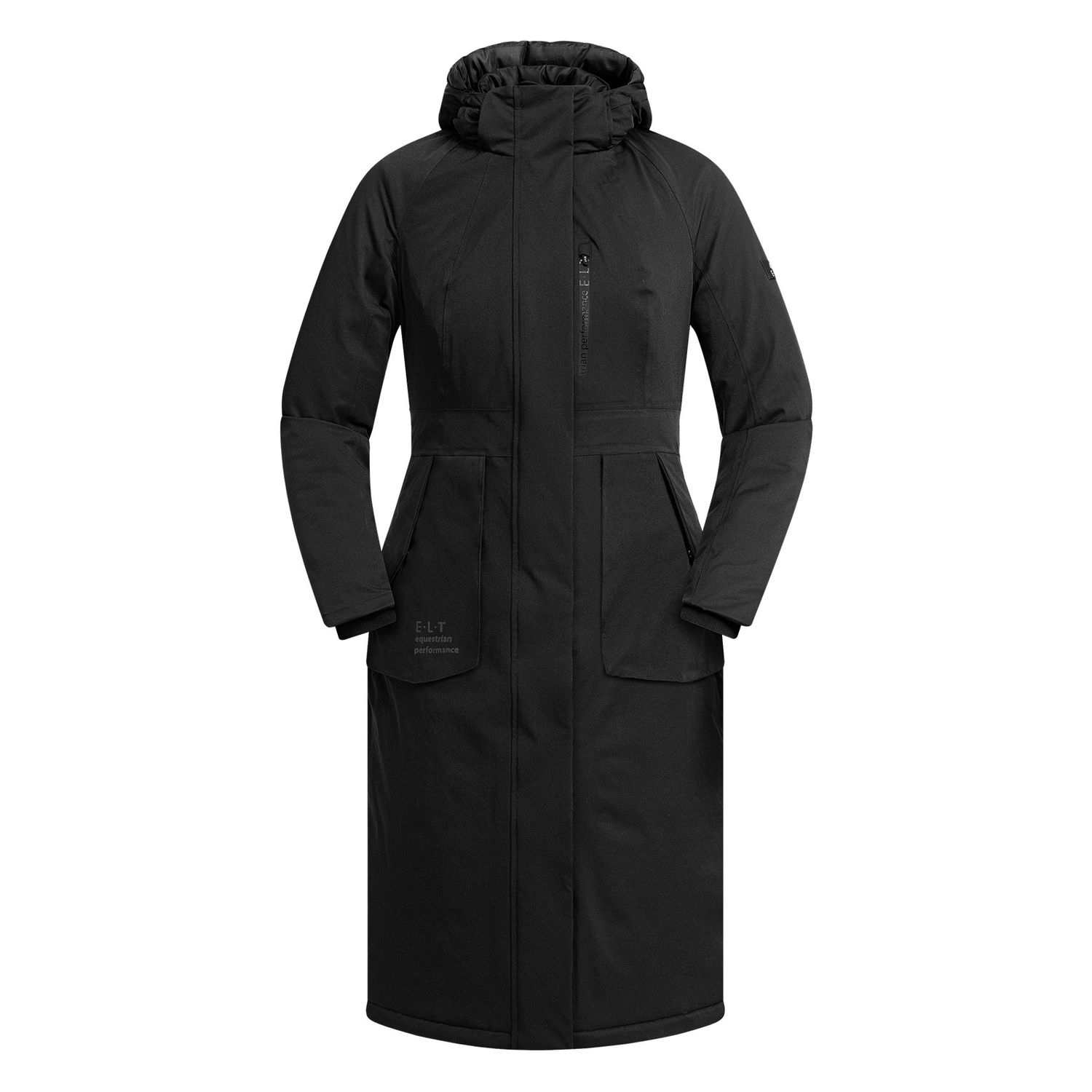ELT Opal Winter-Performance-Mantel Damen - schwarz, Größe XL