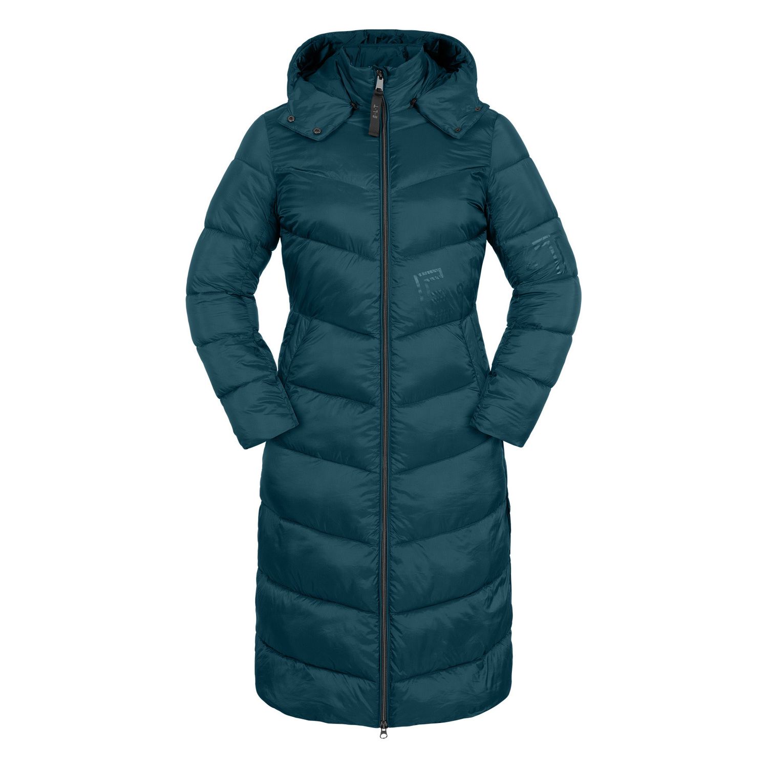 ELT Oslo Lightweight Reitmantel Damen - petrolblau, Größe XS